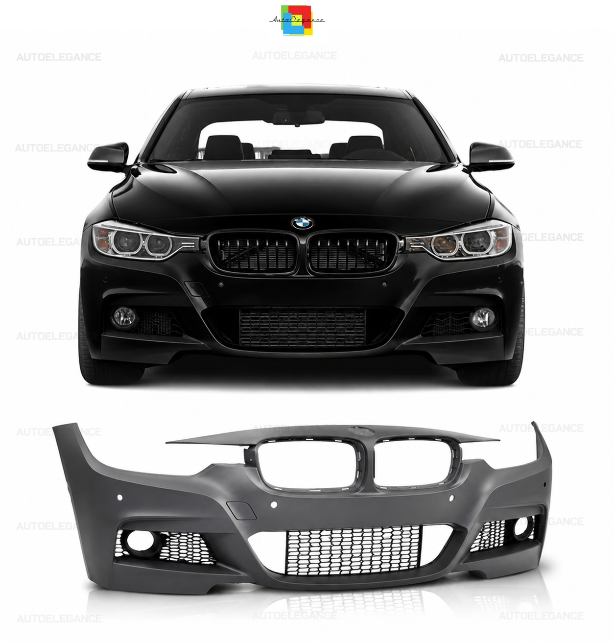💫ART.10335 PARAURTI ANTERIORE SPORTIVO PDC -BMW F30 / F31 11-18💫