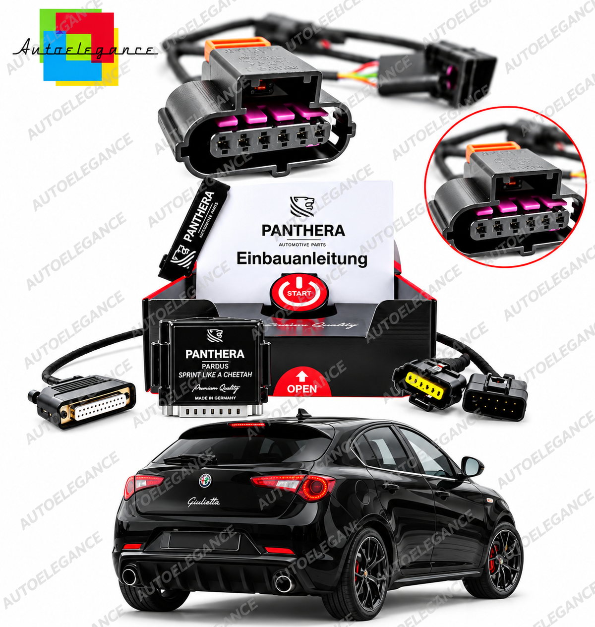 🔥Panthera Pardus Power Pedal Acceleratore Plug &Play per Alfa Romeo Giulietta🔥