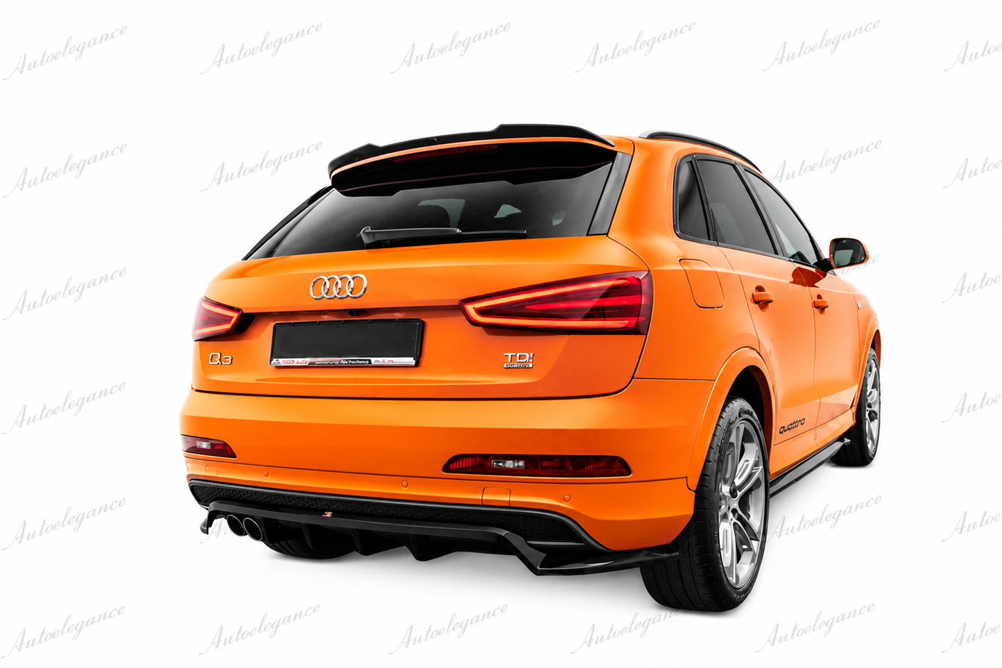 🔥ART.9765 SPLITTER POSTERIORE (CON BARRE VERTICALI) PER AUDI Q3 S-LINE 8U🔥