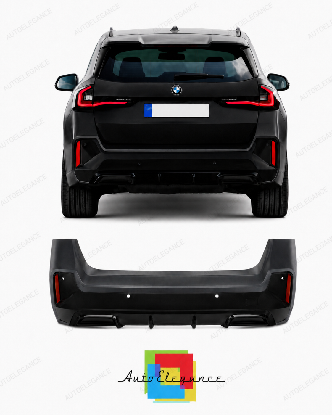 💕PARAURTI POSTERIORE BMW X1 U11 23- LOOK M PDC💕