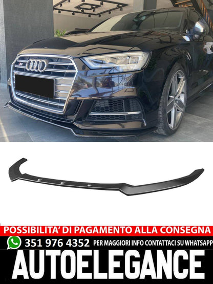 Front Splitter suitable for AUDI S3 Sportback 8V Facelift 2016-2019 