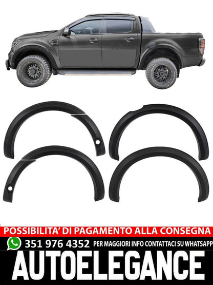 Wheel Arch Mudguard with PDC Set 6" for Ford Ranger T8 19-22
