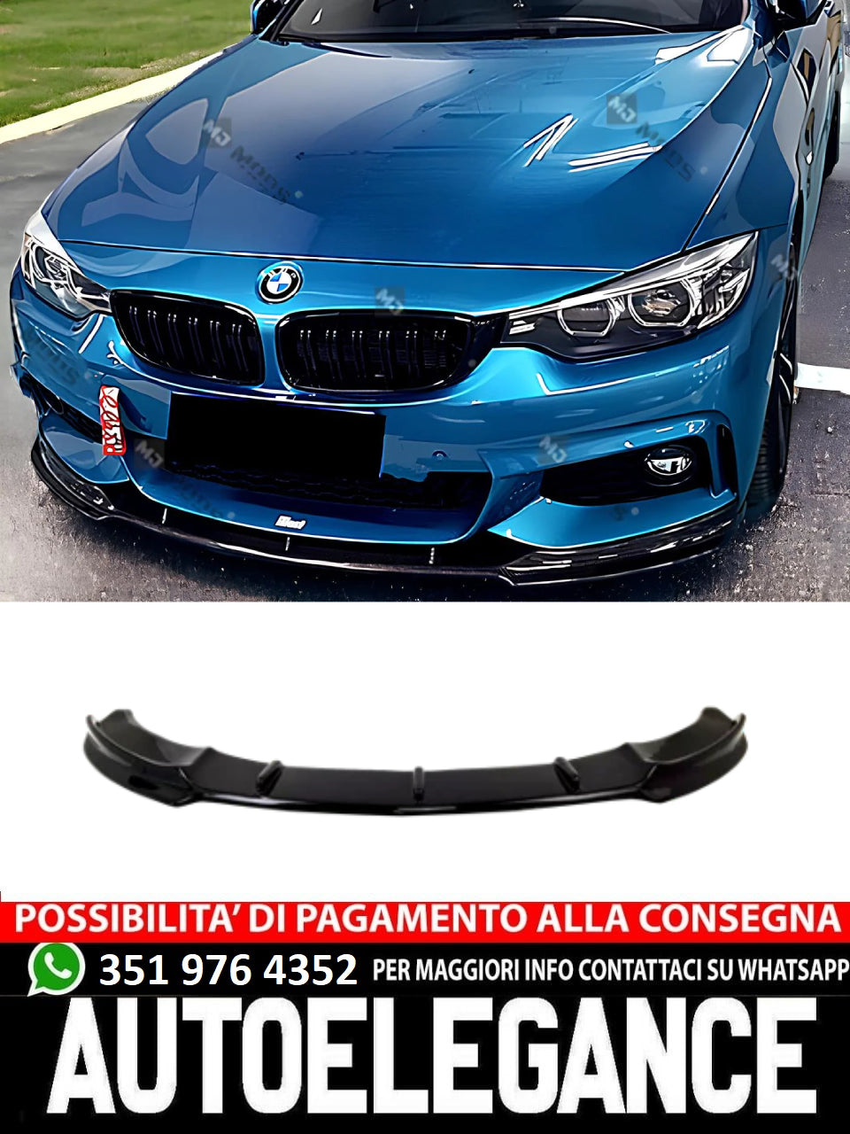 SPLITTER suitable for BMW 4 Series F32/F33/F36 M-Pack 2013-2019 