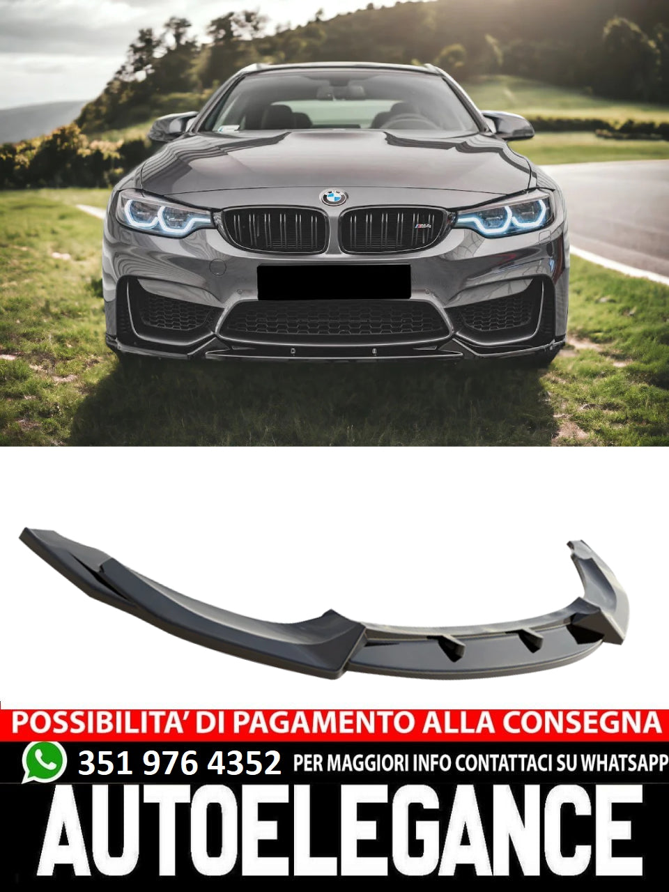 SPLITTER suitable for BMW M4 Series F82 2014-2020 
