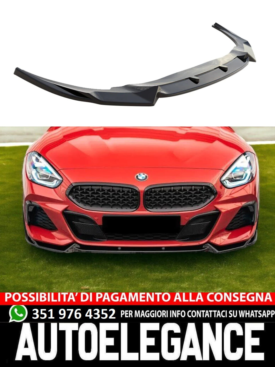 SPLITTER adatto per BMW Z4 Series G29 M-Pack 2018+