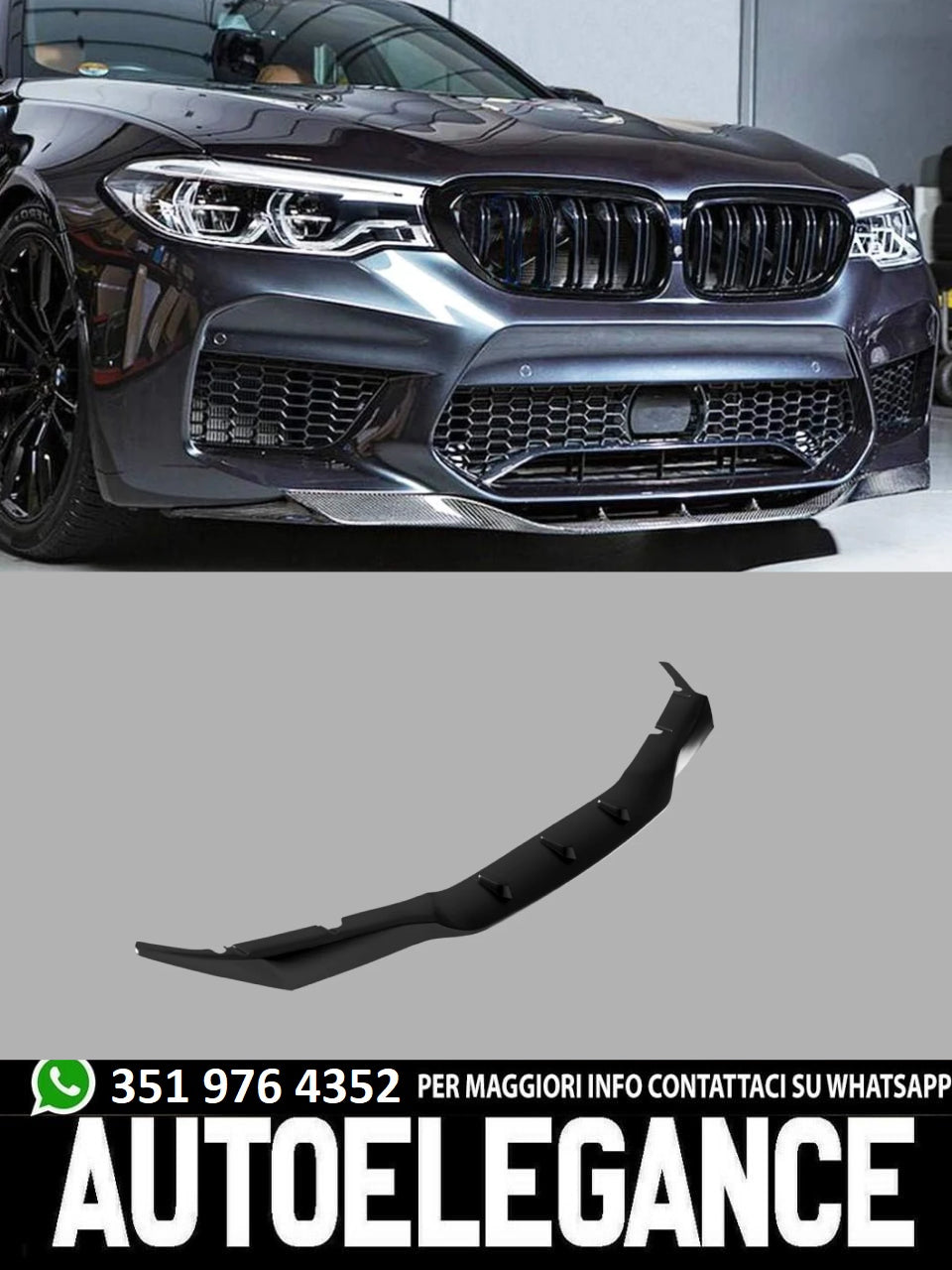 Splitter adatto per BMW M5 F90 Prefacelift 2018-2020