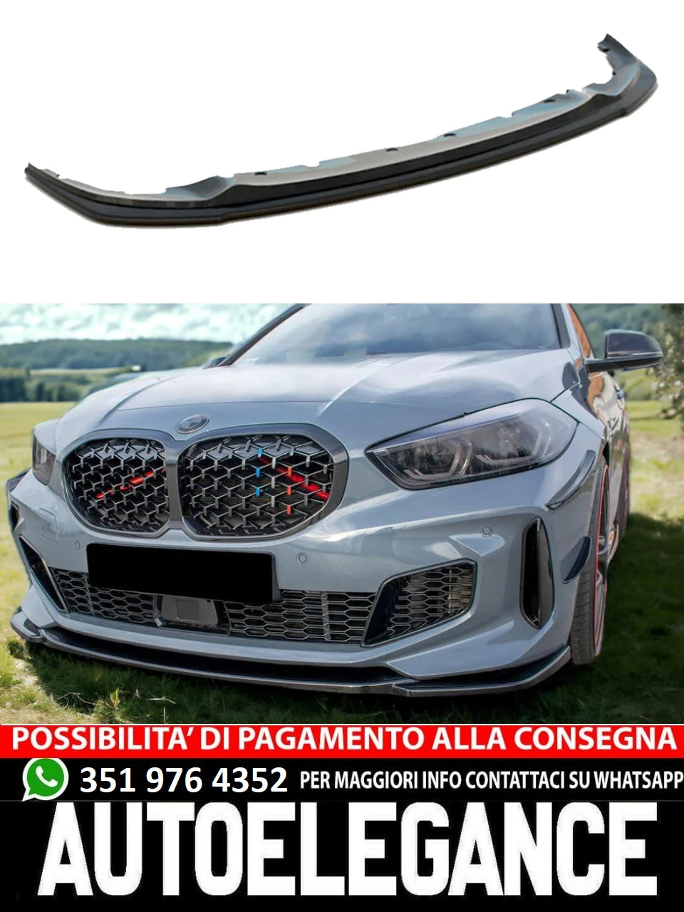 SPLITTER ADATTO PER BMW 1 Series F40 M-Pack / M135i 2019+
