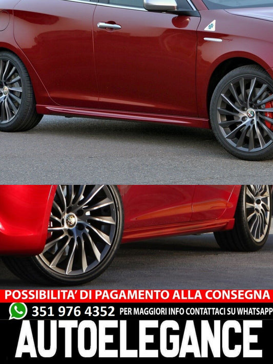 Miniskirts Side Skirts suitable for Alfa Romeo Giulietta Quadrifoglio Verde look 