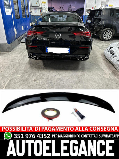 SPOILER PARAFANGO POSTERIORE ADATTO PER MERCEDES-BENZ CLA CLASSE C118-