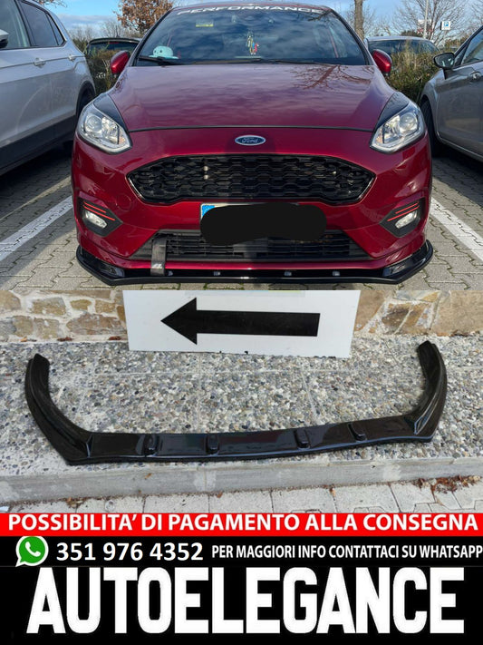 LAMA SPOILER SOTTO PARAURTI ANTERIORE FIAT TIPO ABS NERO LUCIDO SPLITTER LABBRO.