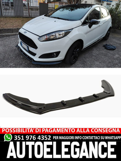 SPLITTER ADATTO PER FORD FIESTA MK7 FL 2012-2017 STANDARD LOOK NERO LUCIDO