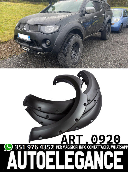 PARAFANGHI ALLARGATI ADATTI PER FIAT FULLBACK 2015-2019 - TRITON L200