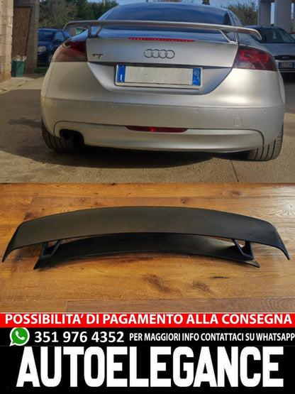 SPOILER POSTERIORE ADATTO PER AUDI TT 8J 2008-2016 LOOK TTRS DESIGN GREZZO