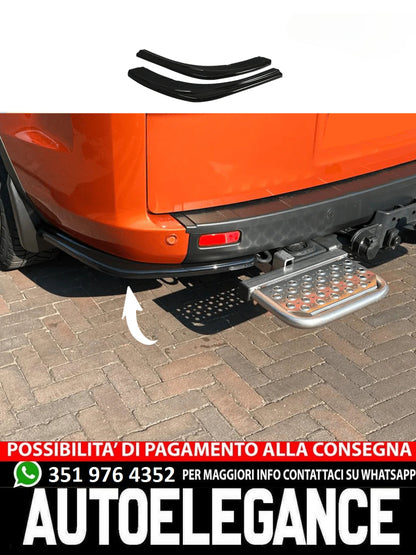 Splitter Laterali Posteriori adatto per FORD Transit Custom MK1 Facelift 2018+