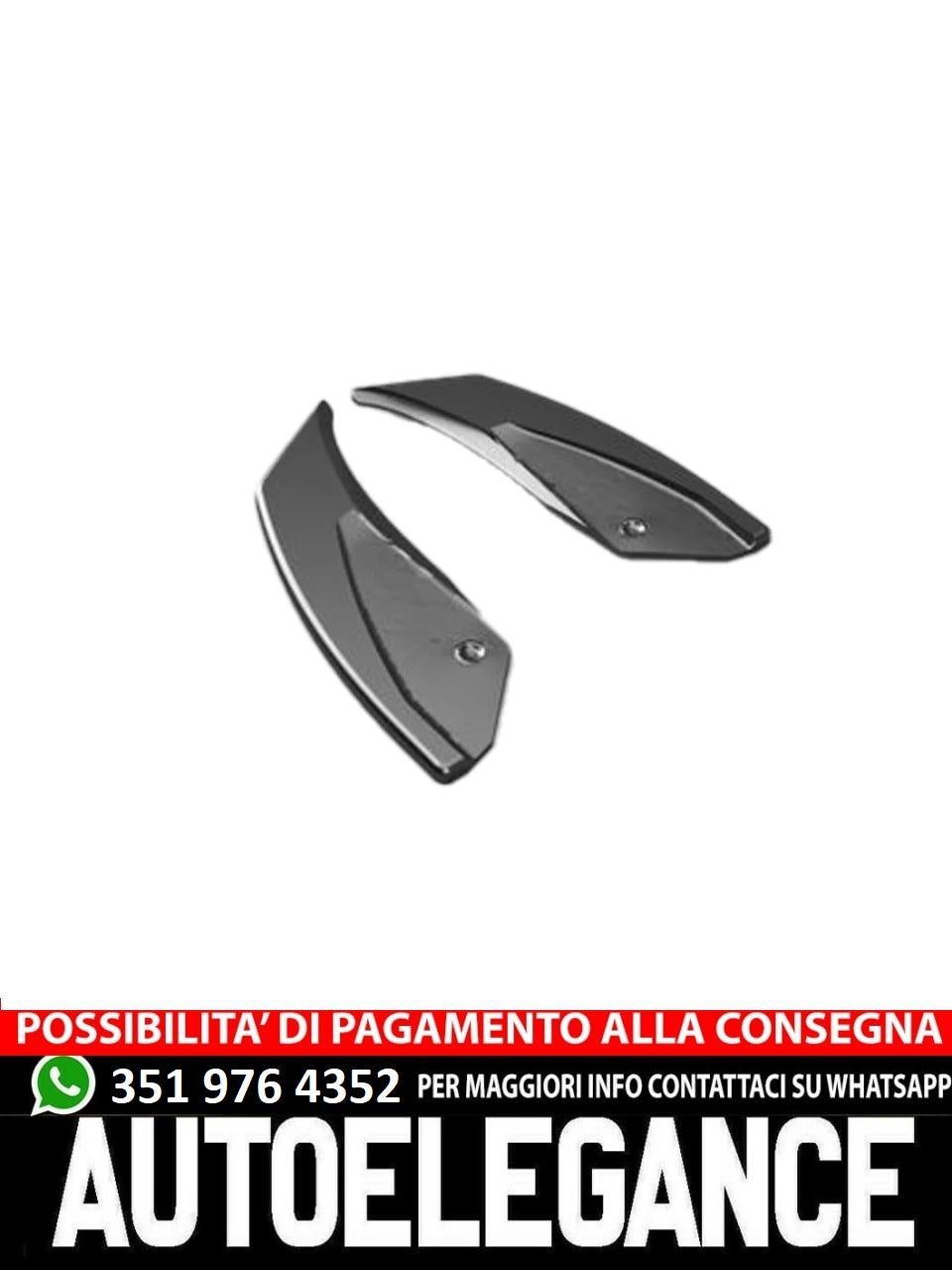 Splitter Laterali Posteriori adatti per AUDI RS3 Sedan 8Y 2020+