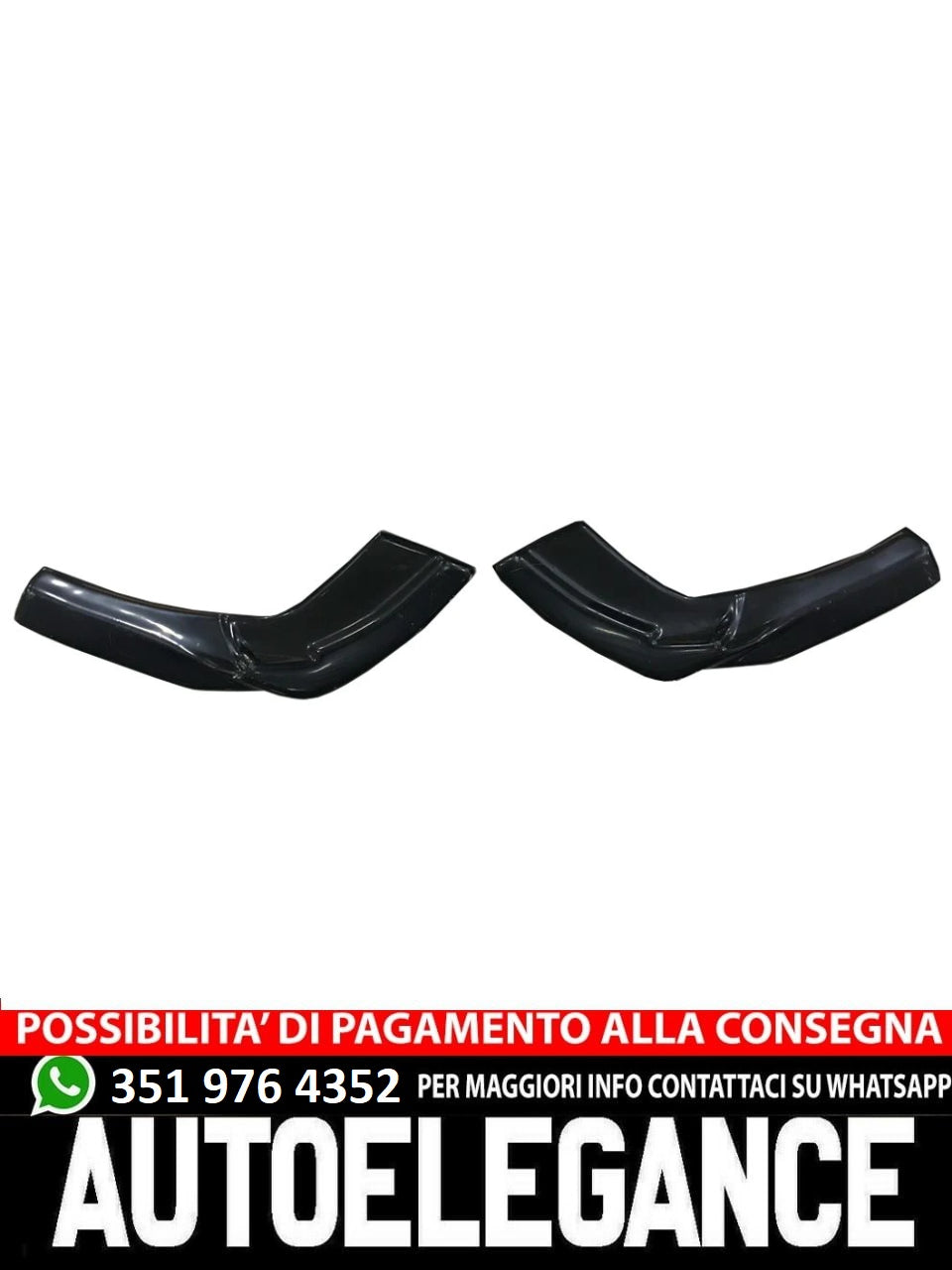 Splitter Laterali Posteriori adatti per AUDI S3 Sportback 8V Facelift