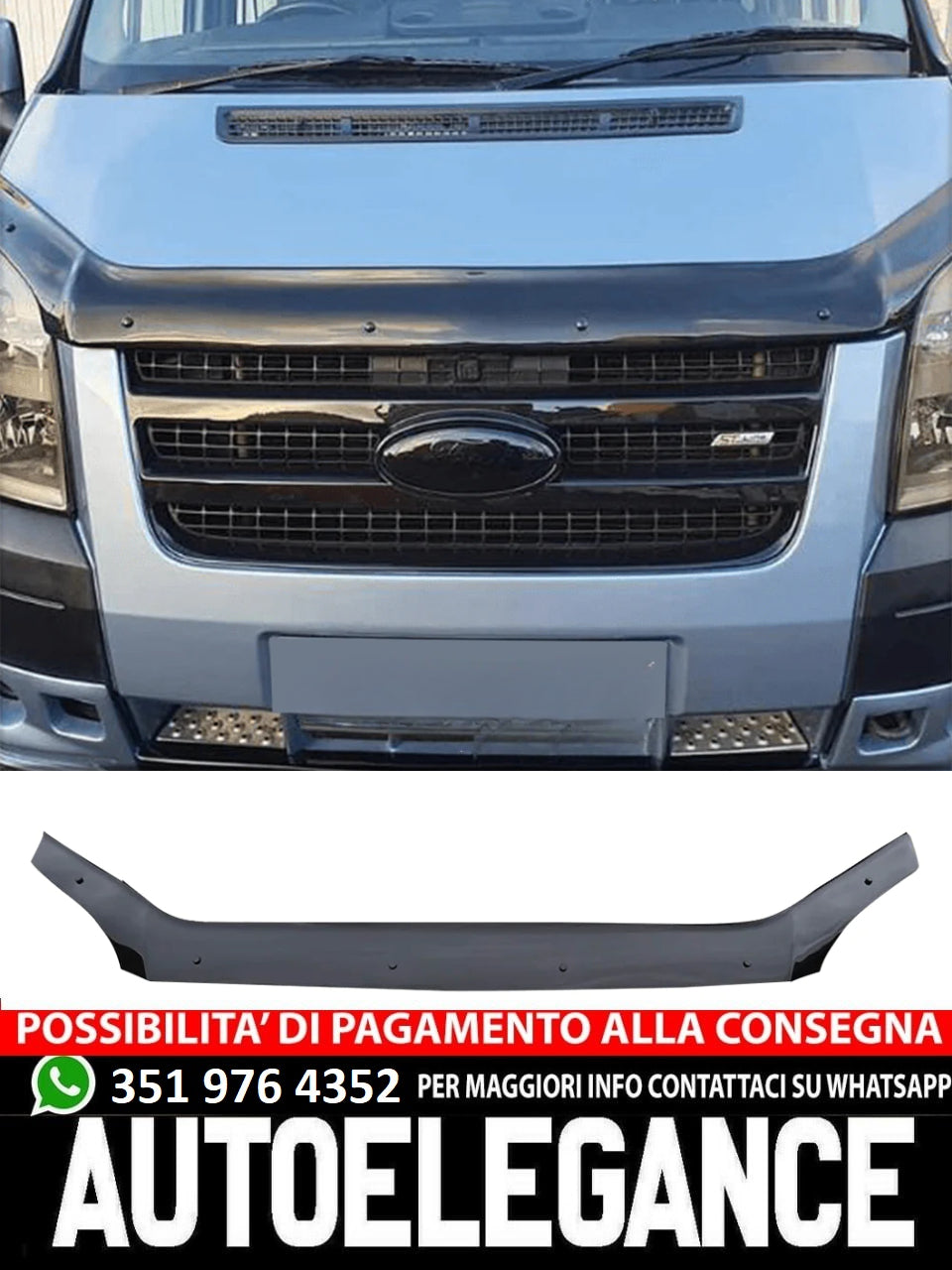 Bonnet Protector suitable for FORD Transit MK7 2007-2013 