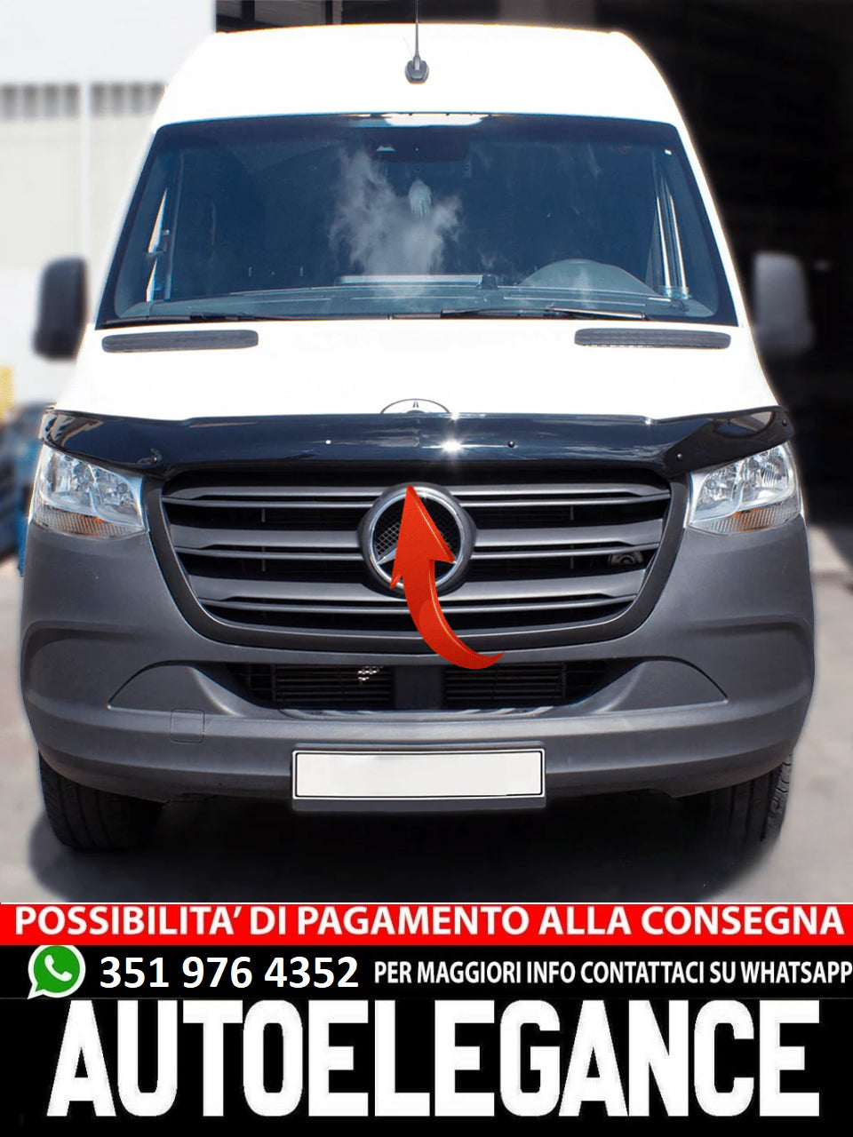 Bonnet Protector suitable for MERCEDES Sprinter W907 2018+ 
