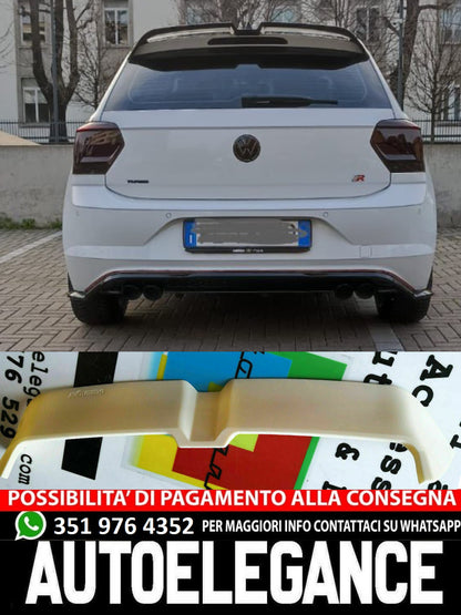 SPOILER POSTERIORE SUL TETTO VW POLO AW1 2021+ LIFT ABS ALETTONE R