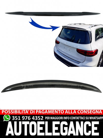 Trunk Lid Spoiler Fit For Mercedes GLB X247 2019+ Piano Black 