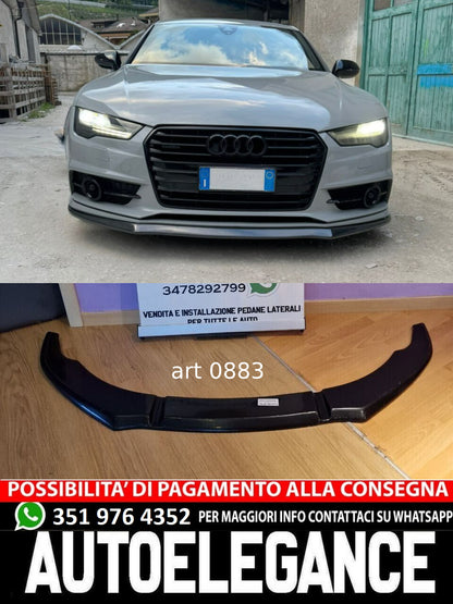 Splitter adatto per Audi S7 / A7 S-Line C7 FL 2014-2017 Front Splitter