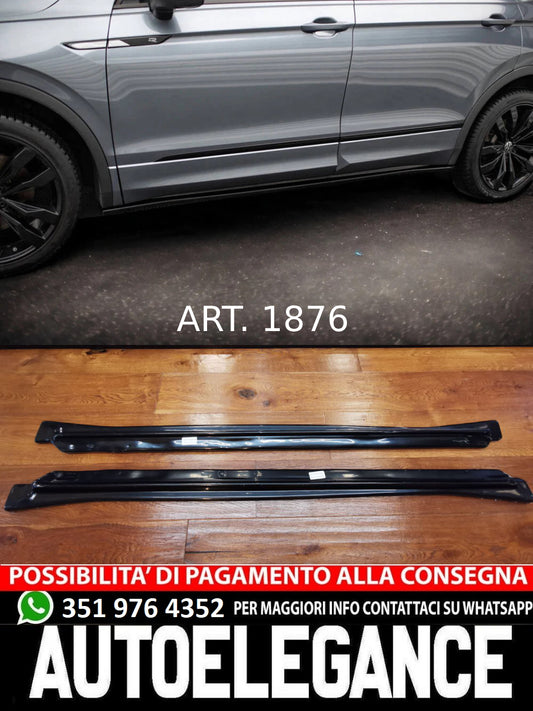 Side Skirts Fit For VW Volkswagen Tiguan MK 2 R Line Allspace (2 Pcs)
