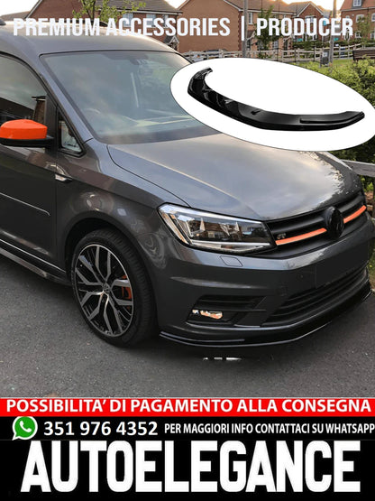 Splitter anteriore adatto per VW Volkswagen Caddy MK4 2015-2021
