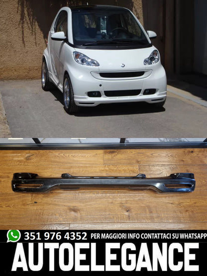 UNDER BUMPER SMART 451 2007-2014 GLOSSY BLACK 