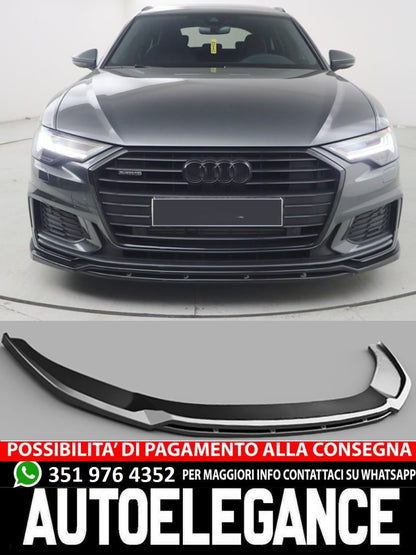 Splitter adatto per Audi A6 S6 C8 2018+  Front Splitter S6 V3