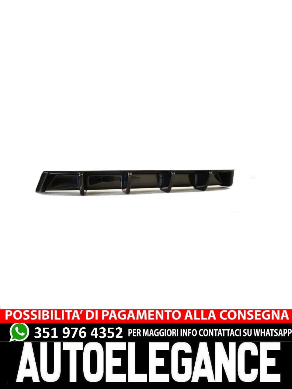 Diffusore adatto per VW Volkswagen Golf MK 7.5 GTI 2017-2020