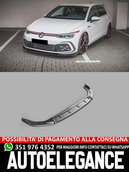 Splitter delantero versione 2 adatto per Volkswagen Golf MK 8 GTI/R Line 2020+