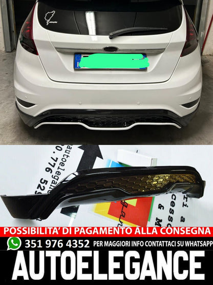 DIFFUSORE ADATTO PER FORD FIESTA FIESTA MK7 2008-2017 LOOK ST GREZZO