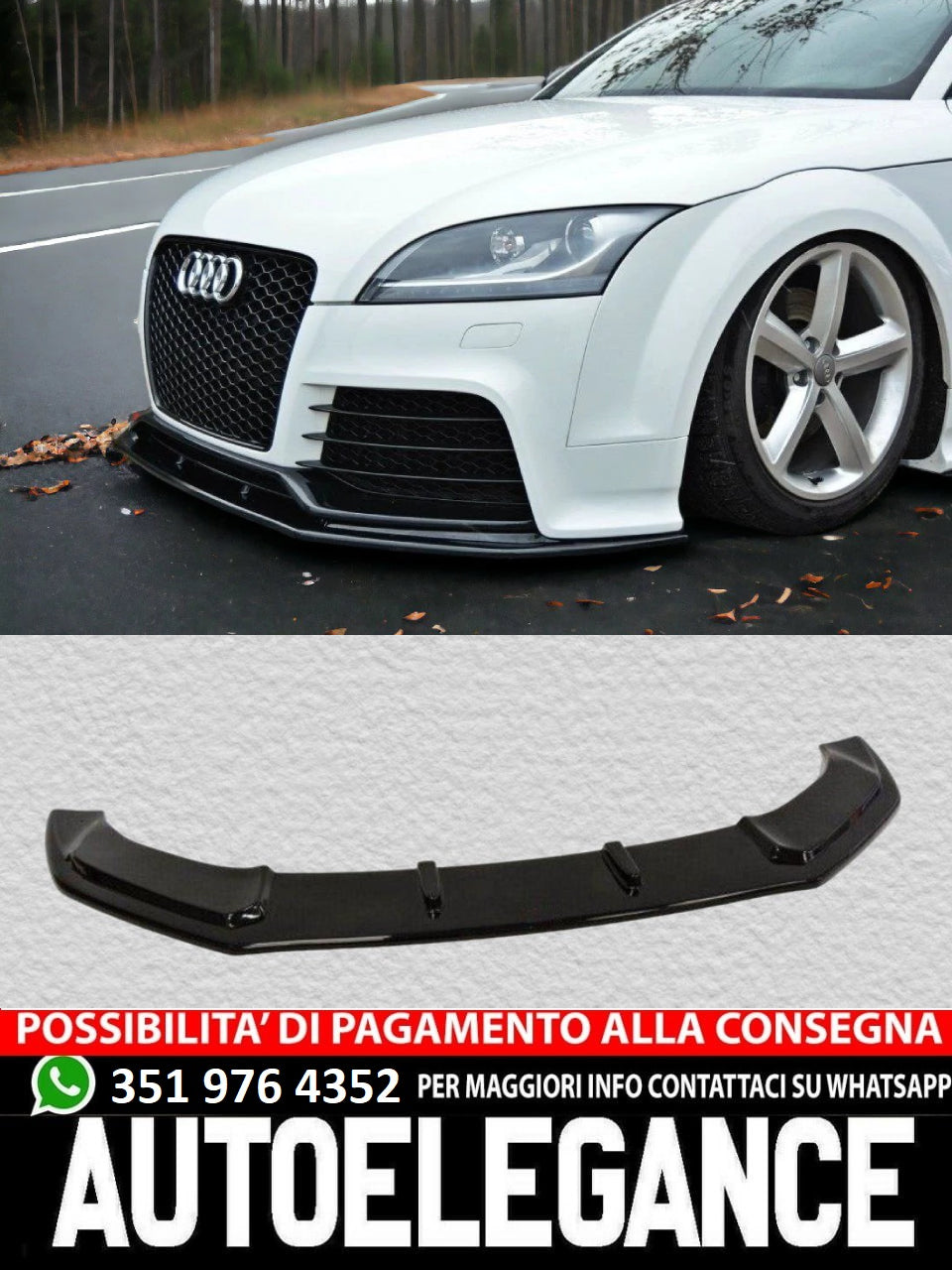 Front Splitter suitable for AUDI TT RS 8J 2009-2013 