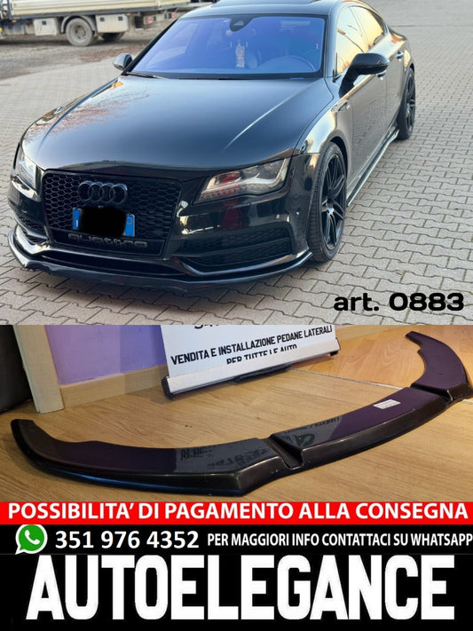 Splitter suitable for Audi S7 / A7 S-Line C7 FL 2014-2017 Front Splitter 
