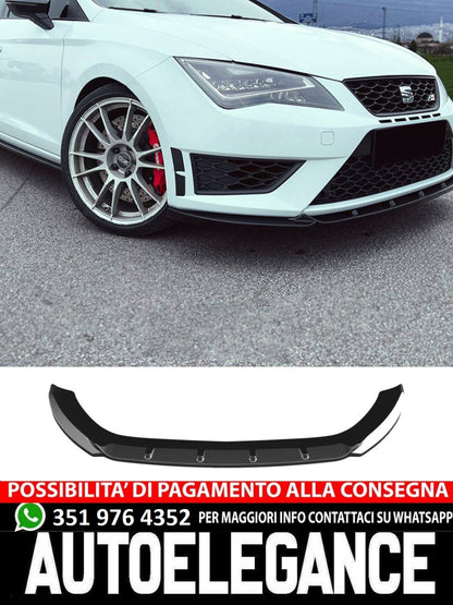 Splitter anteriore adatto per SEAT Leon FR MK3 2012-2016
