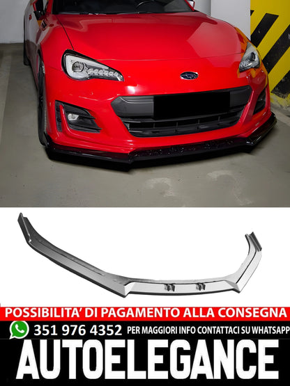 Splitter anteriore adatto per SUBARU Brz Mk1 2012-2017