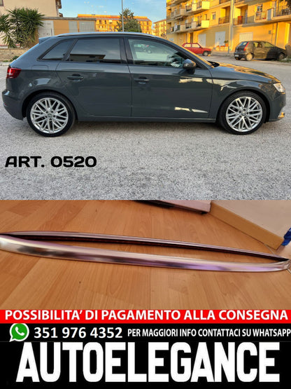 ROOF BARS FOR AUDI A3 8V SPORTBACK 2012+ ALUMINUM RAILS .- 