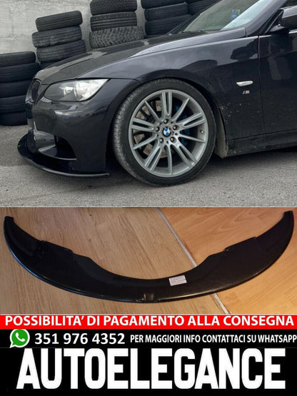 SPLITTER SUITABLE FOR BMW 3 SERIES E92 E93 M3 2006-2010 GLOSS BLACK LOOK