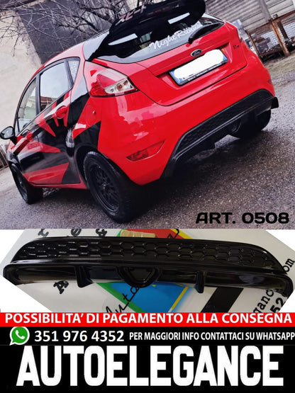 UNDER BUMPER ST LOOK FOR FORD FIESTA MK7 2008-2017 ABS / PLASTIC DIFFUSER 