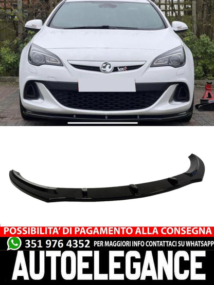 Splitter anteriore adatto per OPEL (VAUXHALL) Astra OPC/VXR J MK4 2009-2015