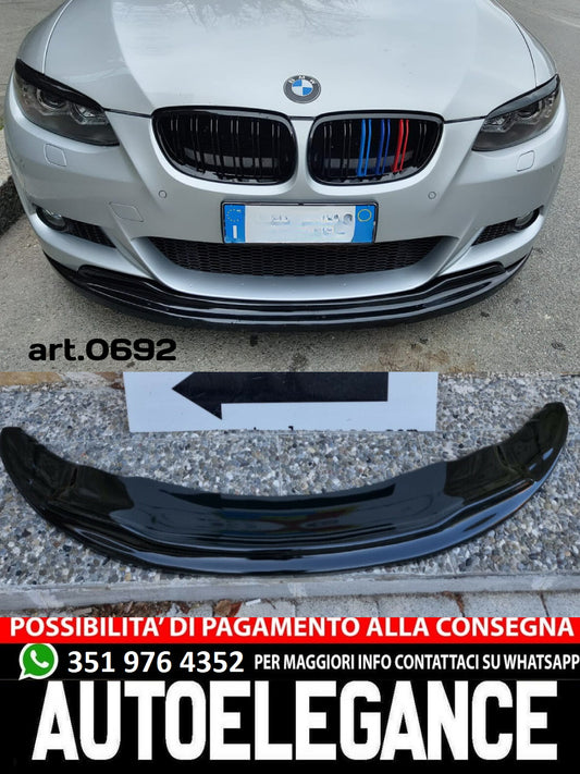 SOTTO PARAURTI ADATTO A BMW SERIE 3 E92 E93 M SPOILER ANTERIORE SPLITTER ABS