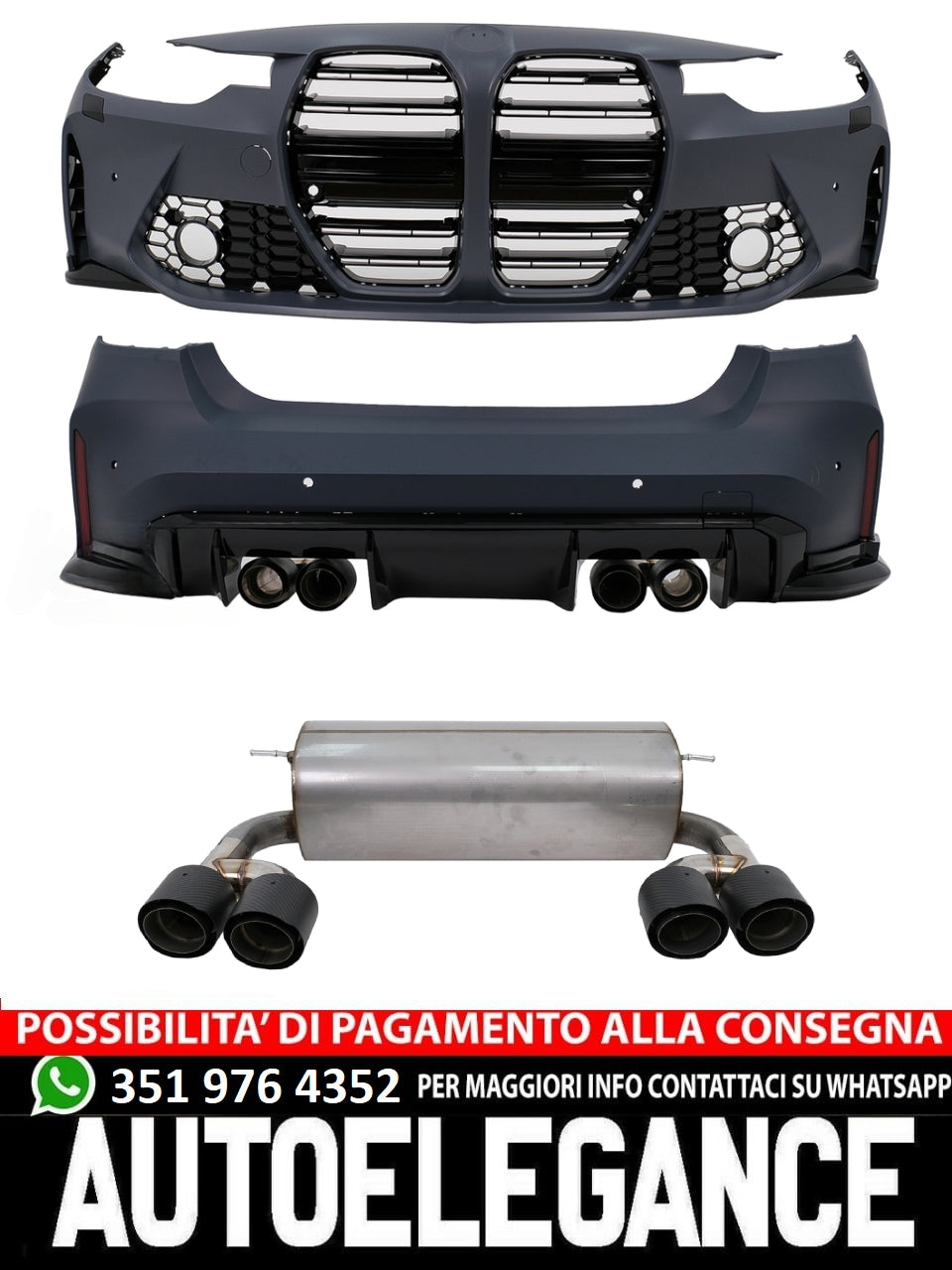 Body kit suitable for BMW 3 Series F30 (2011-2019)Upgrade to G2 design