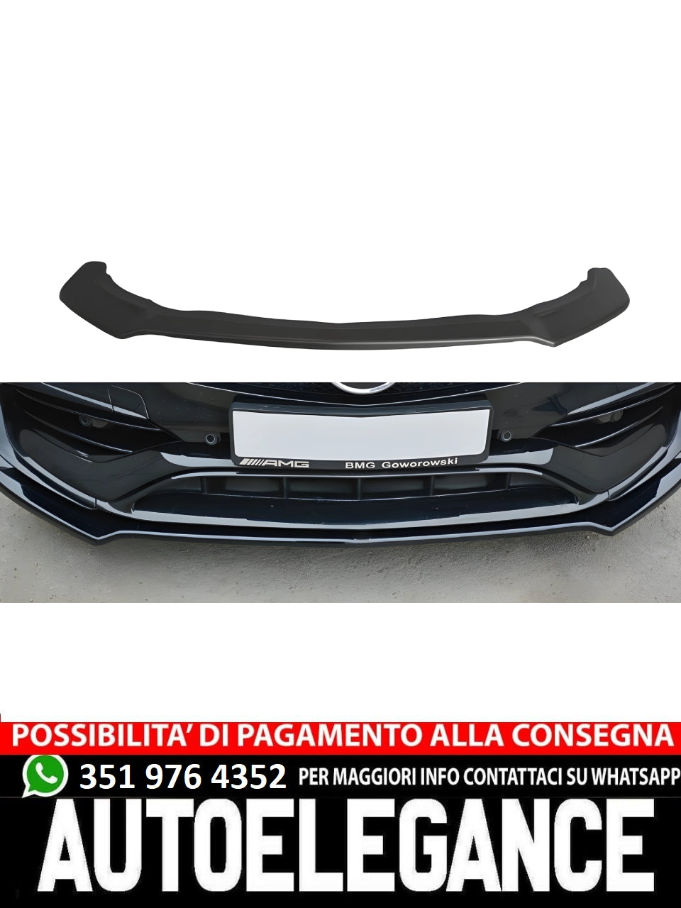 SPLITTER SUITABLE FOR MERCEDES CLA 45 AMG C117 2013-2016