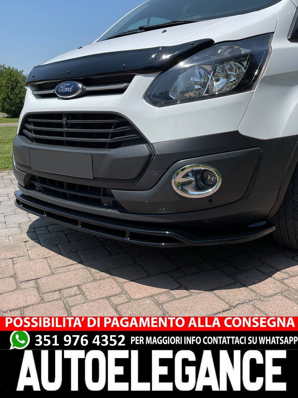 Splitter adatto per FORD Transit Custom MK1 2012-2018