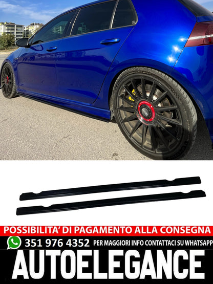 Side Skirts Fit For VW Volkswagen Golf MK 7 R 2013-2016 (2 Pcs)