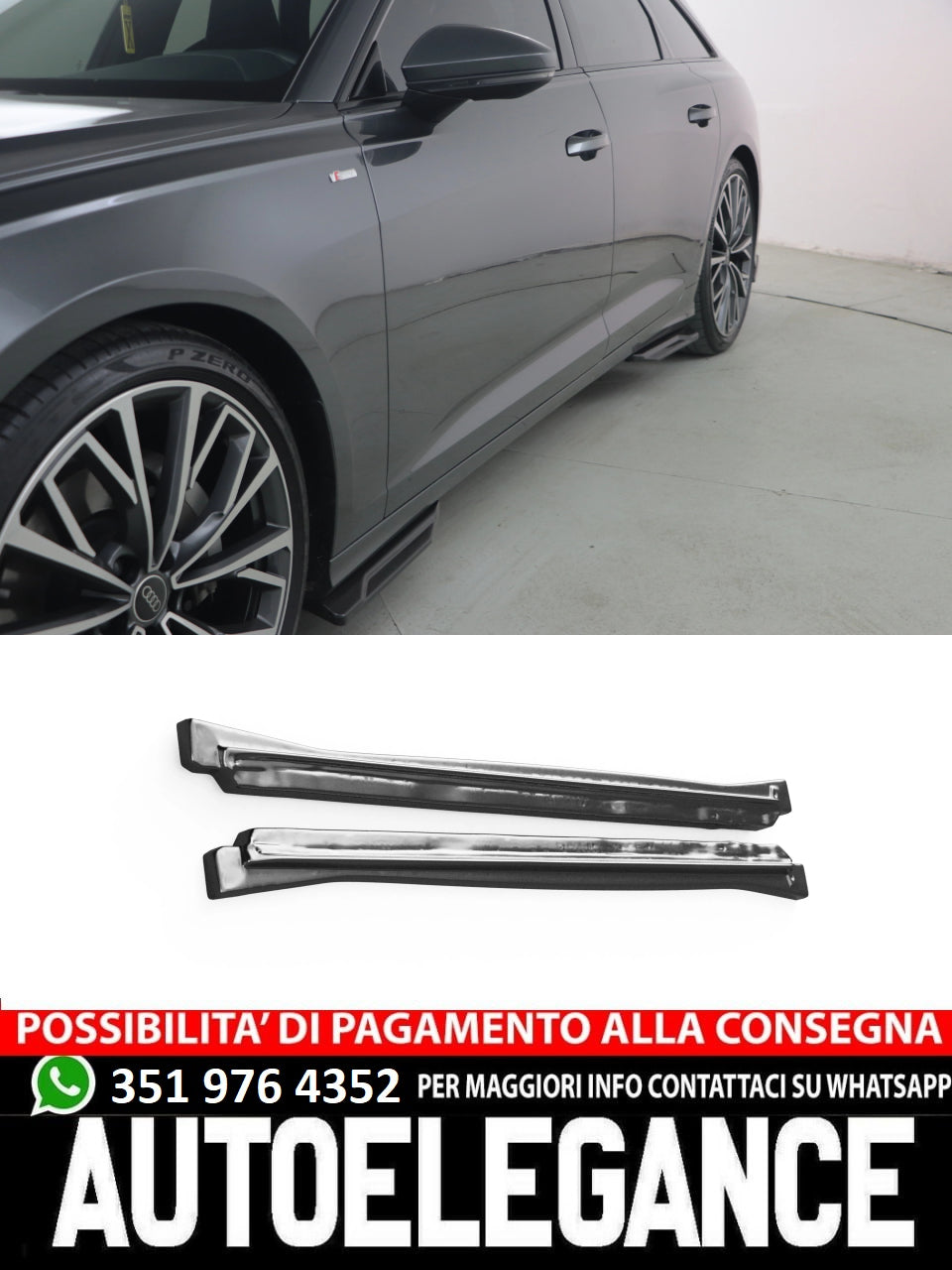 sotto Minigonne per VW Tiguan MK 2 2015-2020 R Line Allspace (2 Pcs)