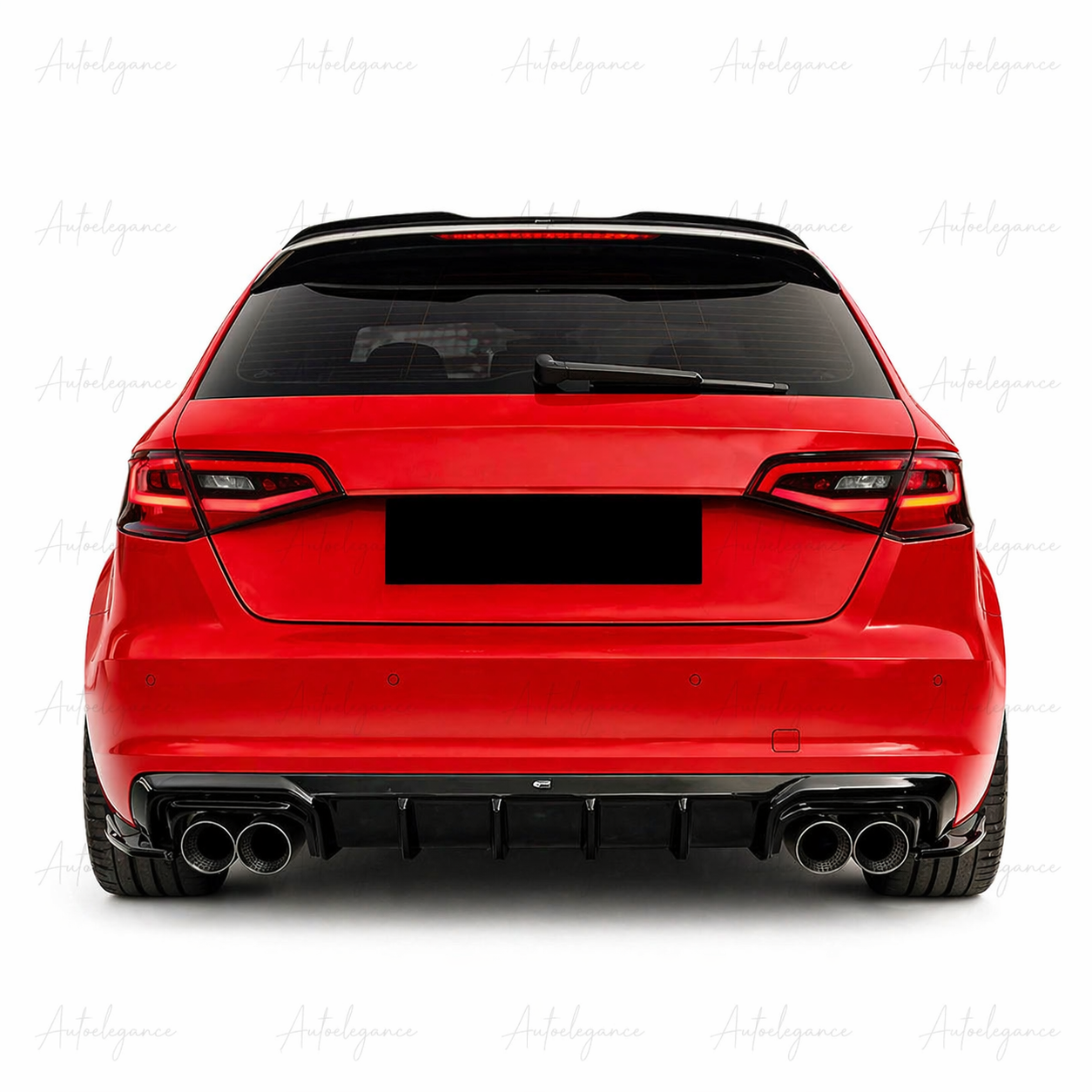 🔥ART.9620 DIFFUSORE NERO LUCIDO AUDI A3 8V Sportback 13-16 SOLO PER STANDARD🔥