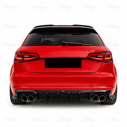 🔥ART.9620 DIFFUSORE NERO LUCIDO AUDI A3 8V Sportback 13-16 SOLO PER STANDARD🔥