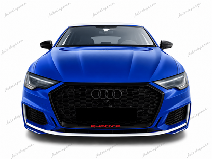 🔥ART.0965 GRIGLIA ADATTO PER AUDI  A6 C8 2018+ LOOK RS6 NERO LUCIDO🔥
