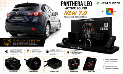 💕ART.2672 PANTHERA Soundsystem Booster 7.0-Mazda 3 Mk3💕